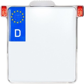 HEINZ BIKES Universal License Plate Holder With LED Lights
