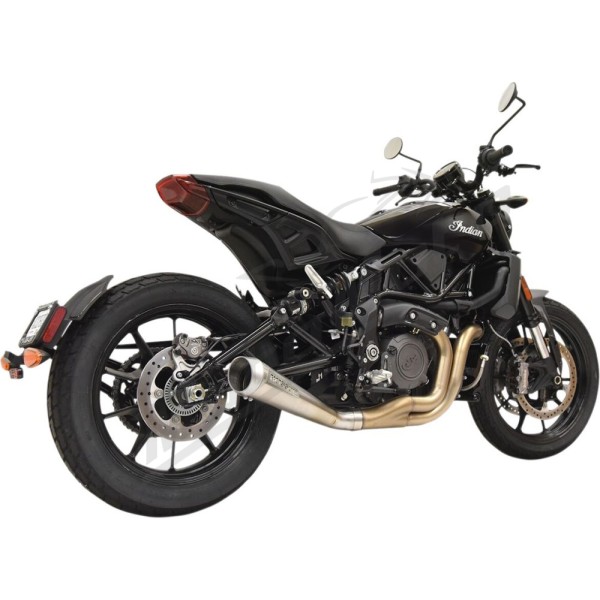 BASSANI XHAUST 4" Short Megaphone Muffler INDIAN FTR 1200cc 2019-2020