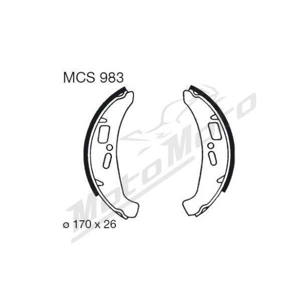 TRW Brake shoes Piaggio Cosa 125-200 88-96