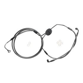 MAGNUM SHIELDING Karbon Fiber Lower Brake Line Harley Davidson FLHR / FLHRC / FLHTK / FLHX / FLHXSE 1584/1800 08-13