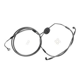 MAGNUM SHIELDING Priekinė apatinė stabdžių žarnelė/linija anglies pluošto Harley Davidson FLHR / FLHRC / FLHTK / FLHX / FLHXSE 1584/1800 08-13