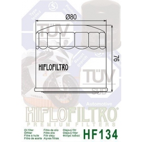 Tepalo filtras HIFLO HF134 SUZUKI GV/ VS/ GSX-R 700-1400cc 1985-1987