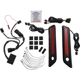 CUSTOM DYNAMICS Saddlebag Latch Dual Color Accent Lights Harley Davidson FLHRXS / FLHTCU / FLHTCUL 1690-1923cc 14-21