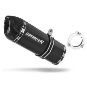 Kawasaki ZRX 1200 R 2001-2007 Exhaust Silencer Muffler HP1 BLACK + dB killer