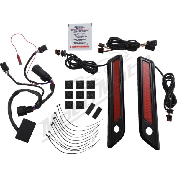 CUSTOM DYNAMICS Saddlebag Latch Dual Color Accent Lights Harley Davidson FLHRXS / FLHTCU / FLHTCUL 1690-1923cc 14-21