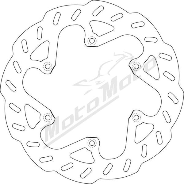 GOLDFREN Brakedisc rear Fantic / Yamaha 125-450cc 20-25