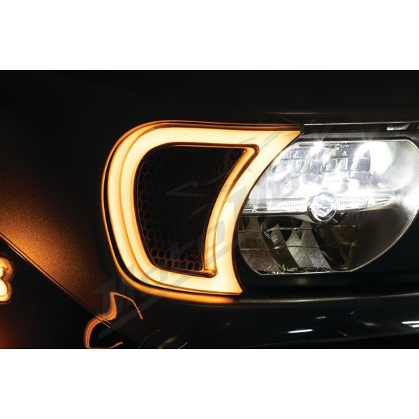 KURYAKYN Headlight Vent Accents With LED Lights Harley Davidson FLHTK / FLTRK / FLTRXSE / FLTRXST / FLTRXSTSE 1690/1977 15-24