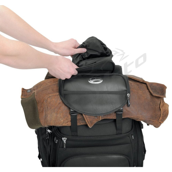 SADDLEMEN BR3400 Backseat or Sissy Bar Bag 55.7L