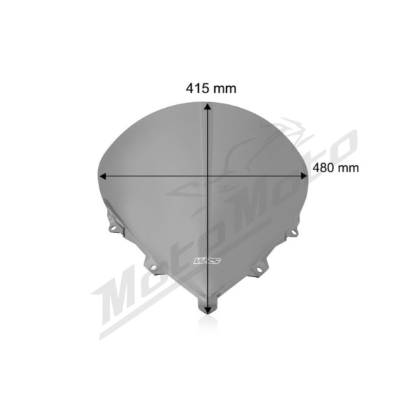 WRS Sport Priekinis stiklas Tamsintas 75% BMW K1200 / K1300 05-16