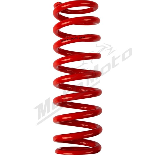 MOOSE OFFROAD Shock Spring 270mm 55n Beta / Fantic / GasGas / Honda / Husqvarna / Kawasaki / Rieju / Suzuki / Yamaha 125-511cc 87->