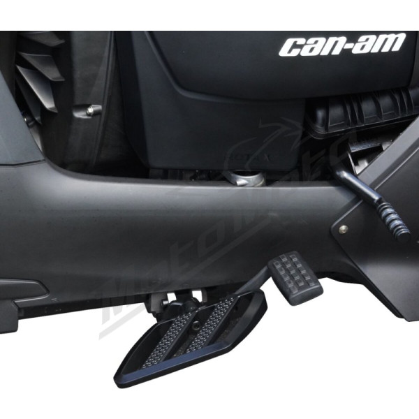 SHOW CHROME Combat Driver's Floorboards Black Can Am Ryker 600-900 19-24