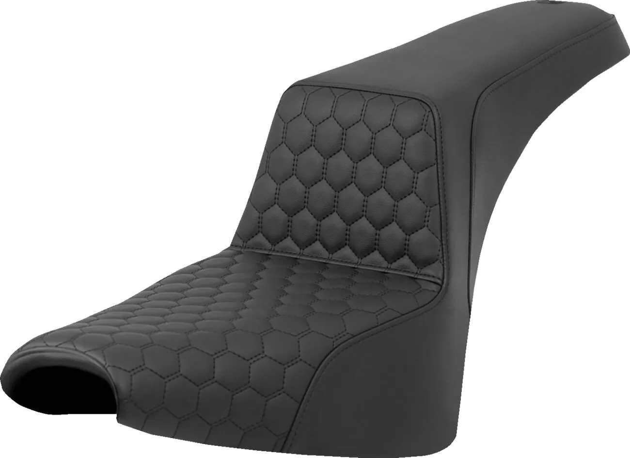 SADDLEMEN "Honeycomb Step-Up" sėdynė Juoda Harley Davidson FXBB / FXBBS / FXST 1750-1923cc 18-25
