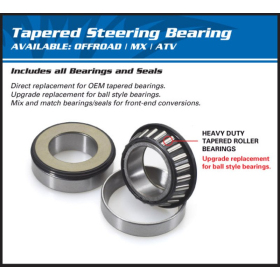 ALL BALLS Steering Shaft Bearing Kit Honda / HM 250-450 02-13