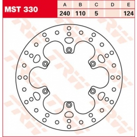 GALINIS STABDŽIŲ DISKAS MST330 APRILIA / BENELLI / BMW / HUSQVARNA 650-1130cc 1993-2016 1VNT