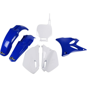UFO Plastics Set Yamaha YZ 85cc 02-14 White/Blue