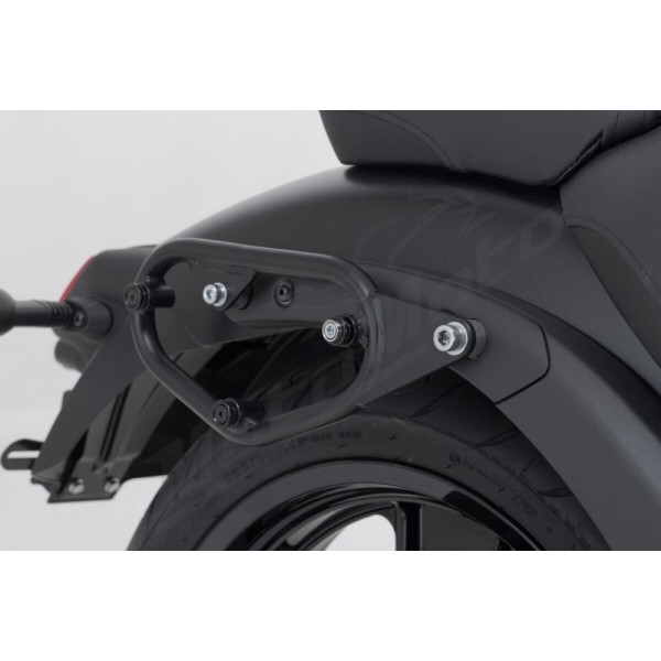 SW-MOTECH Legend Gear LC2 šoninės daiktadėžės Black Edition Kawasaki EN 650 15-24