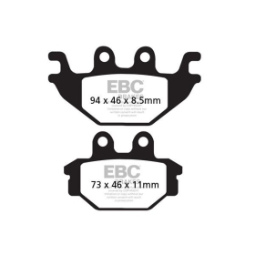 EBC FA-HH Series Sindered Brake Pads YAMAHA YZF-R125 / MT-125 11-20