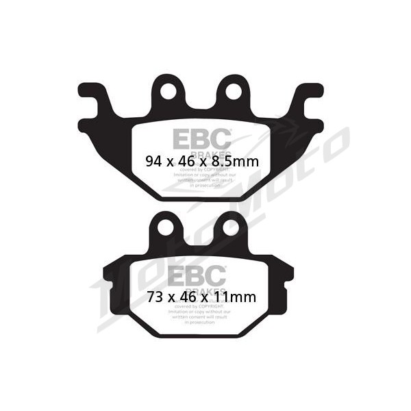 EBC FA-HH Series Sindered Brake Pads YAMAHA YZF-R125 / MT-125 11-20