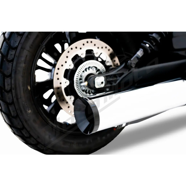 RINEHART RACING 4,5'' užmaunami duslintuvai chromuotas/juodas INDIAN SCOUT / SPORT 999-1250 24-26