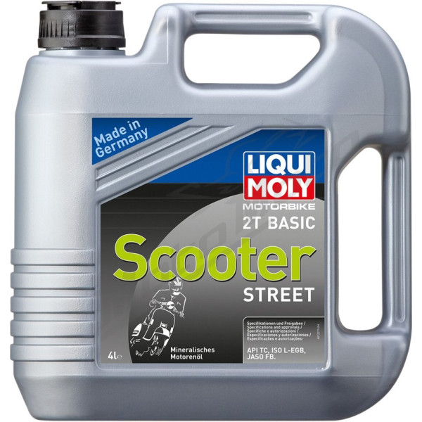 LIQUI MOLY 2T Basic Scooter Semi-Synthetic Engine Oil 4L
