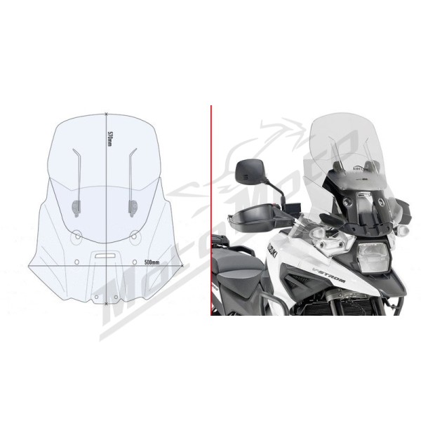 GIVI WINDSCREEN Suzuki DL1050 V-Strom 20-22