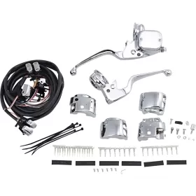 DRAG SPECIALTIES Handlebar Control Kit with Mechanical Clutch Harley Davidson FLHR / FLHRC / FLHRCI / FLHRI 883-1800cc 96-12