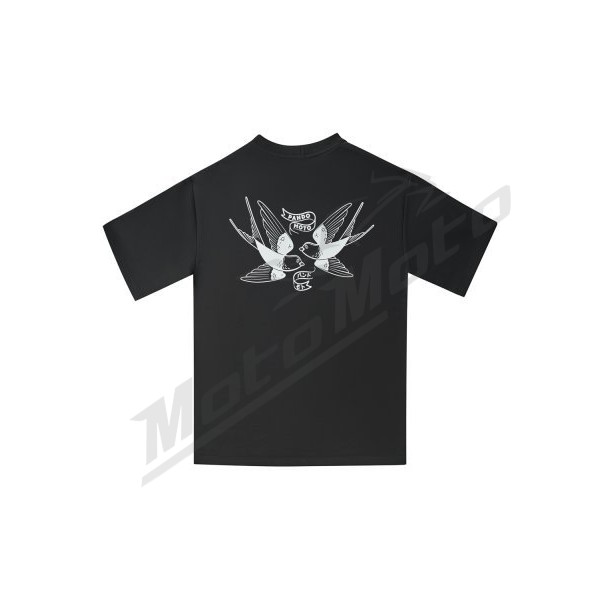 PANDO MOTO LUKE TOKYO BLACK Oversized T-Shirt Unisex