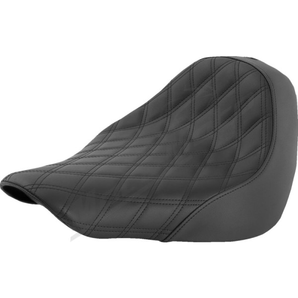 SADDLEMEN Renegade Lattice Stitch Solo Seat Harley Davidson FLFB / FLFBS / FXBR 1750-1923 18-25