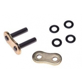 Chain connector IRIS 525 X-RING Riveted pin link Gold
