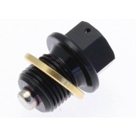 TECNIUM Magnetic Oil Drain Plug - Aluminium Black M20x1,5x14