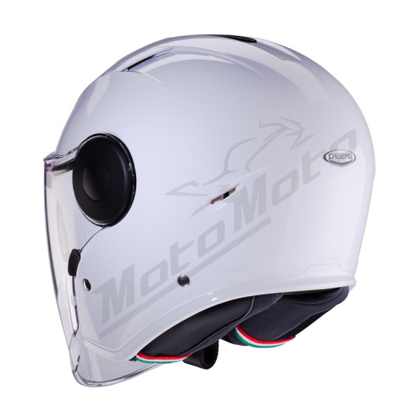 Open Jet Helmet Caberg Soho white gloss