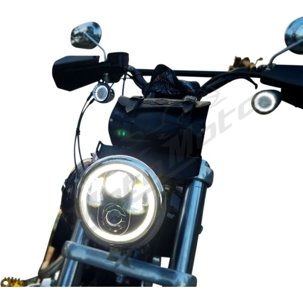 CUSTOM DYNAMICS LED Halo Priekinis žibintas Harley Davidson FLST / FLSTC 883-1800cc 57-24