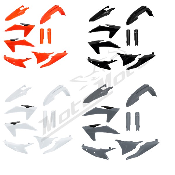 POLISPORT Plastic Kit KTM EXC/EXC-F/XC-F 125-500 24-25