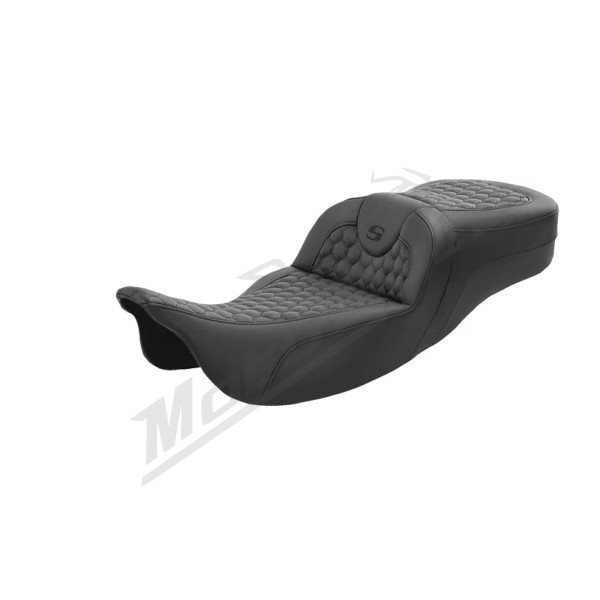 SADDLEMEN Roadsofa Honeycomb sėdynė prailginta Harley Davidson FLH / FLHT / FLHX / FLTRX / FLTRXSE 1584-1923 08-24 