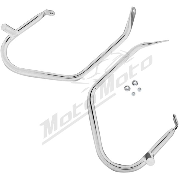 DRAG SPECIALTIES Low-Profile Saddlebag Guards Harley Davidson FLHR / FLHRC / FLHRCI / FLHRI / FLHT 1340-1450cc 97-08