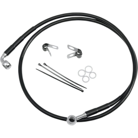 DRAG SPECIALTIES Stainless Steel Brake Line Kit Harley Davidson FXDWG / FXDWGI / FXST 1340-1450cc 85-05