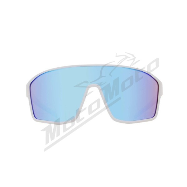 Spect Red Bull Daft Sunglasses Shiny White/Blue w Smoke Blue Mirror lens