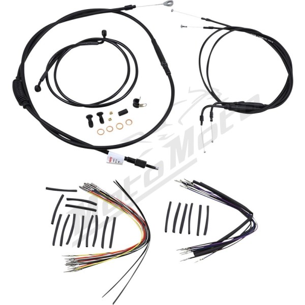 BURLY BRAND Ape Hangers handlebars Cables / Lines Kit 