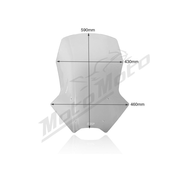 WRS Windscreen for Scooter Smoke Honda NSS 750 ABS 21-24
