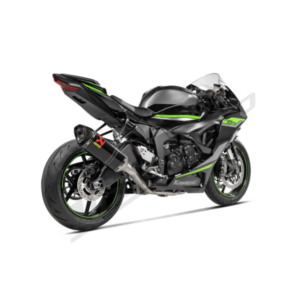 AKRAPOVIC Racing Line Full Exhaust System Stainless Steel / Carbon Fiber Kawasaki ZX-6R 636 23-25