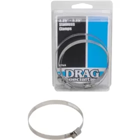 DRAG SPECIALTIES Worm Clamp 57,2-82,6mm 4pcs..