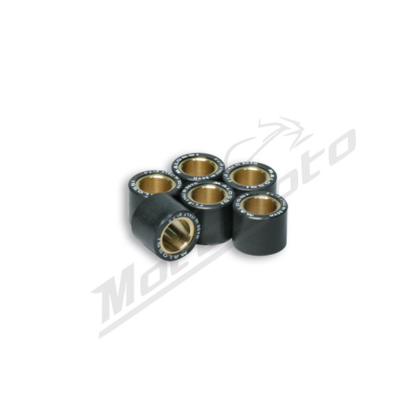 Variatoriaus ritinėlių komplektas MALOSSI HTRoll Kymco / Peugeot / Sym / Yamaha / MBK 50-100cc 85->