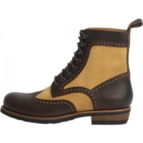 Rokker Frisco Brogue Brown Limited Motorcycle Boots