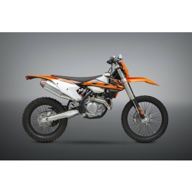 YOSHIMURA RS-4 Signature Series Muffler Aluminum/Carbon End Cap  KTM 450 / 500 SX-F /EXC-F Husqvarna FC / FE / FX 450 / 501 2016-2019