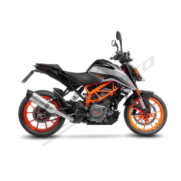 LEOVINCE LV One Evo Stainless Steel Slip-On Muffler KTM DUKE 125-390 21-23