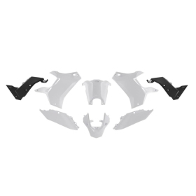 Racetech Plastic Set YAMAHA TENERE 700 19-24 White/Black