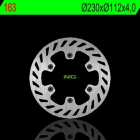 NG BRAKES 163 Front Round Fixed Brake Disc APRILIA MX / YAMAHA DT 50 00-10