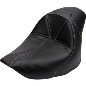 SADDLEMEN Dominator Carbon Fiber Seat Harley Davidson FLSTF / FLSTFB / FXSTB / FXSTI 1450-1800 06-17