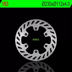 NG BRAKES 163 Front Round Fixed Brake Disc APRILIA MX / YAMAHA DT 50 00-10