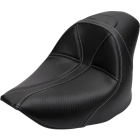 SADDLEMEN Dominator Carbon Fiber Seat Harley Davidson FLSTF / FLSTFB / FXSTB / FXSTI 1450-1800 06-17